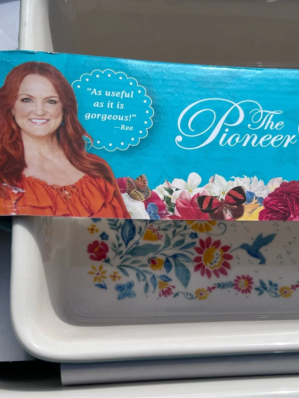 NEW PIONEER WOMAN rare baker set rectangular 4 Qt/2 Qt dish travel carry cover